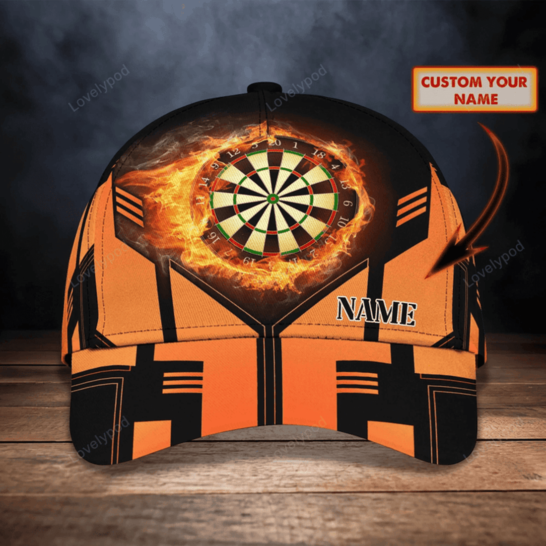 FUNSTUFFPRIT Customized Baseball 3D All Over Print Dart Caps For Darter, To My Boy Daughter Dart Lover Gift, Dart Cap Hat
