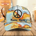 FUNSTUFFPRINT Hippie Car Personalized Hippie Cap 3D Classic Cap for Hippie Lovers for Girls
