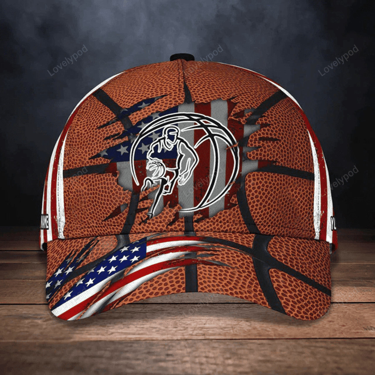 FUNSTUFFPRINT Personalized Basketball Cap, Basketball Coach Cap, Basketball Hat for Him, Basketball Son Gift Birthday