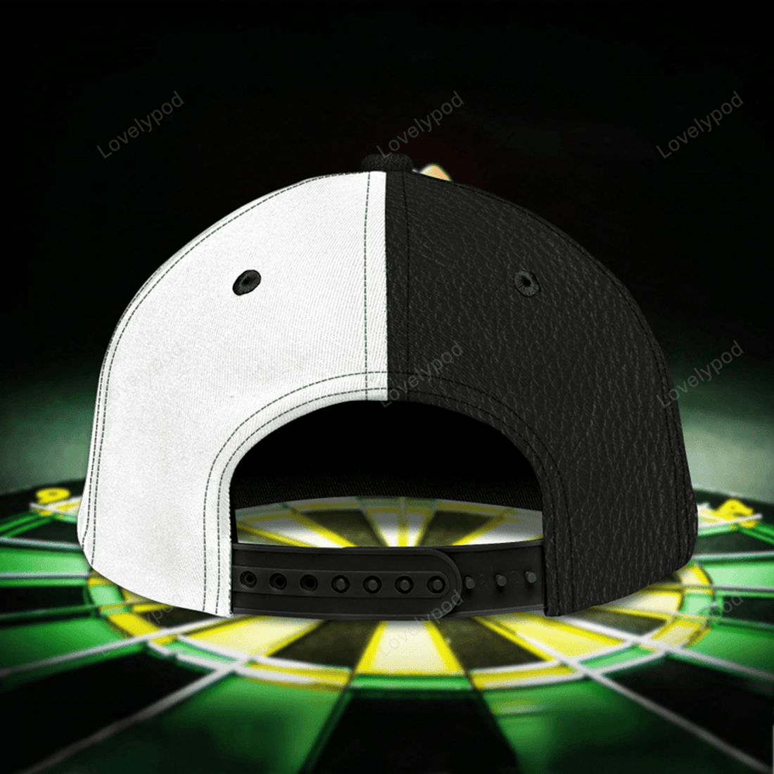 FUNSTUFFPRIT Customized With Name 3D Dart Caps, Dart Lover Gifts, Dart Hat Dart Cap For Dart Players