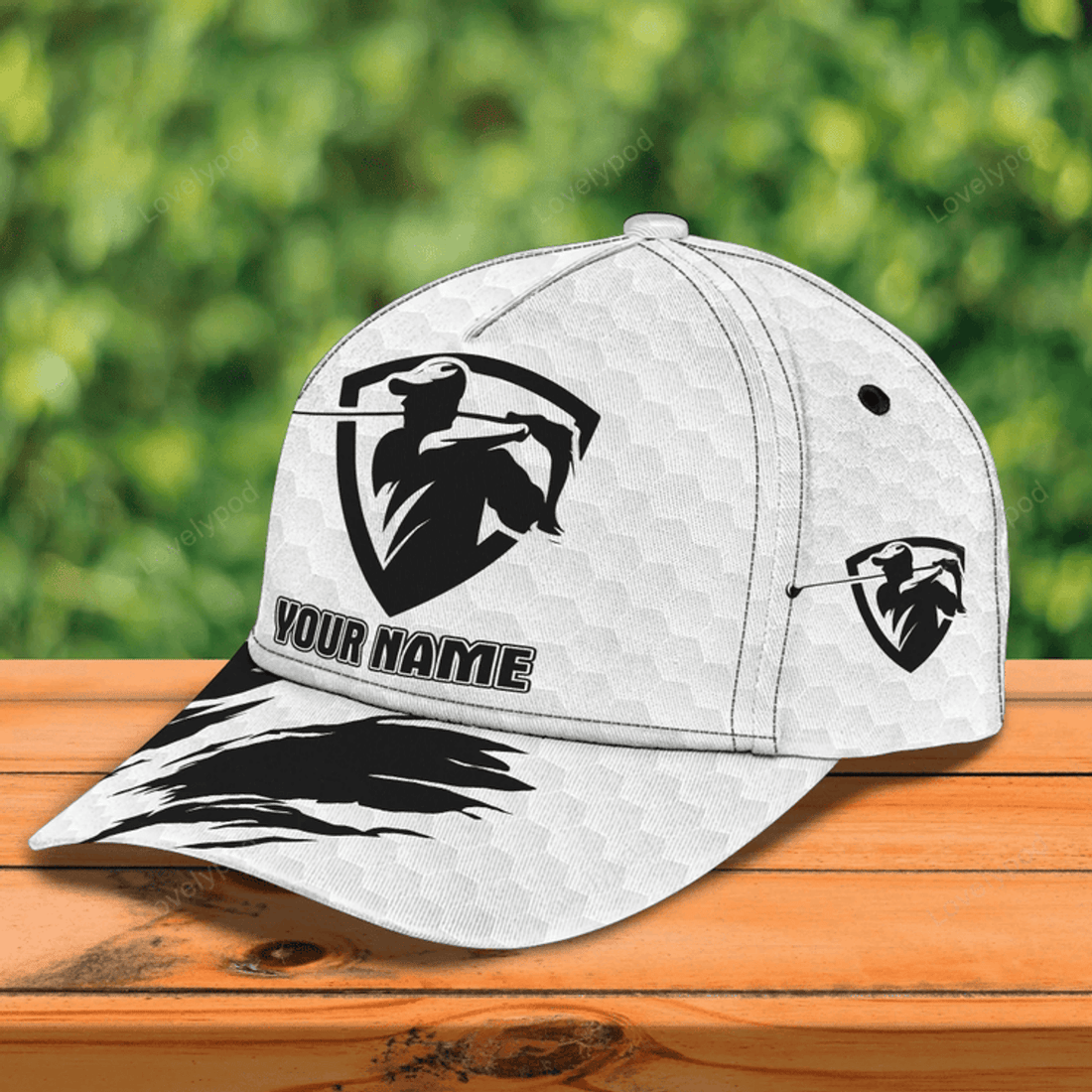FUNSTUFFPRIT Nice Short I Love Golf 3D Classic Cap, Golf Lover Gifts, Best Gift For Golf Lover, Golf Cap Hat