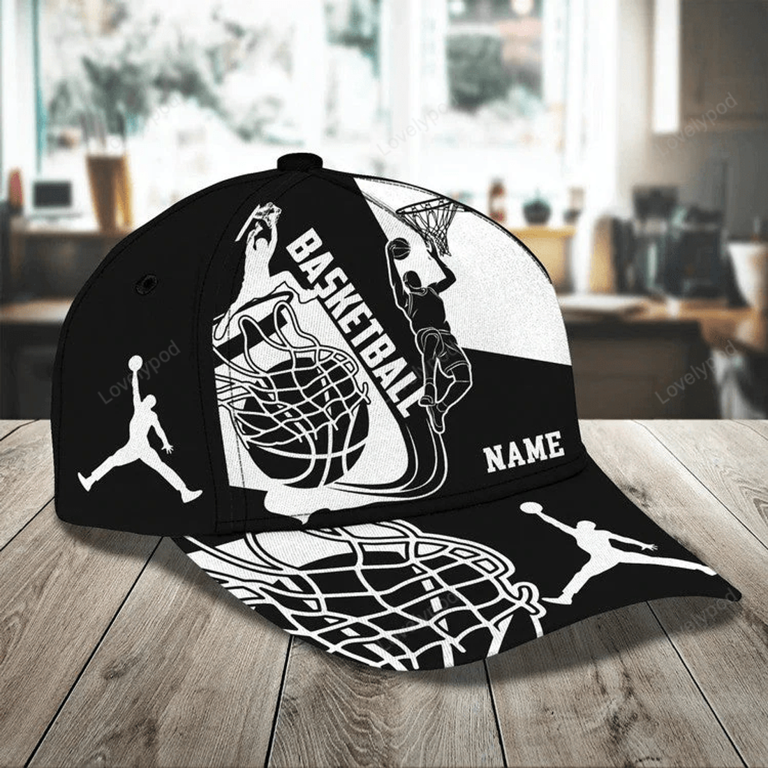 FUNSTUFFPRINT Personalized Basketball Cap, Basketball Coach Cap, Basketball Hat for Him, Basketball Son Gift Birthday