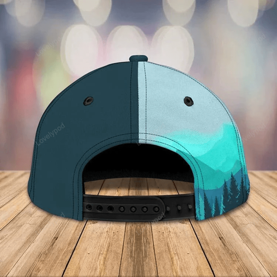 FUNSTUFFPRINT Personalized Hiking 3D Cap for Boy, Forest Pattern Hiking Hat for Boyfriend Birthday