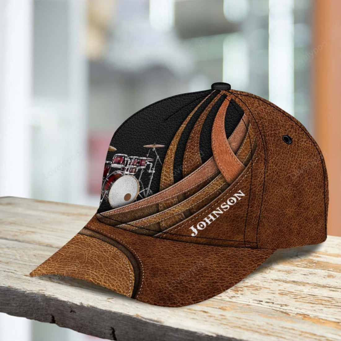 FUNSTUFFPRIT Personalized Drum Classic Cap, Personalized Gift for Music Lovers, Drum Lovers baseball cap hat