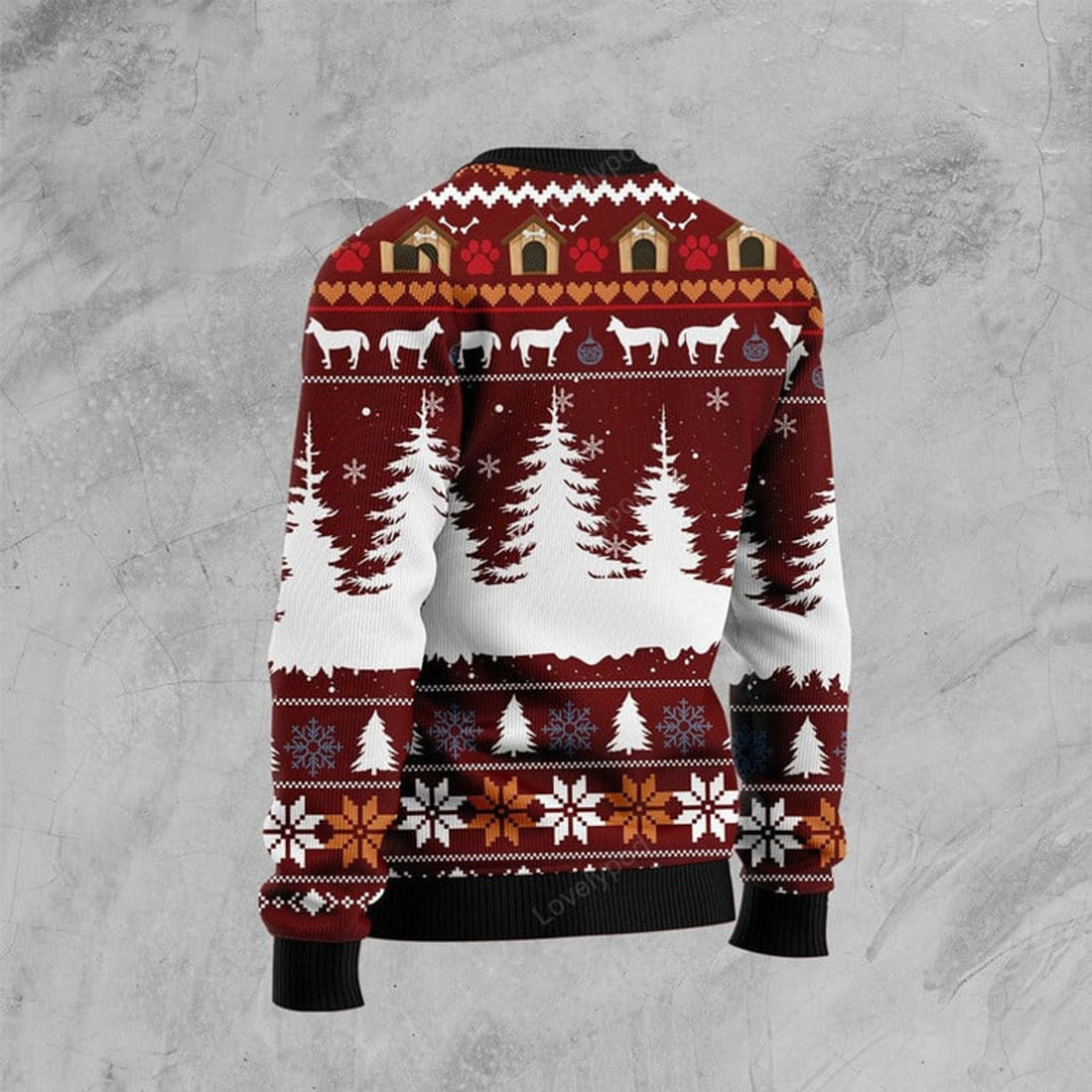 FUNSTUFFPRINTCute Alaskan Ugly Christmas Sweater for men and women Ugly Sweater