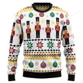 FUNSTUFFPRINT Nutcracker Group Ugly Christmas Sweater for men and women Ugly Sweater