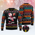 FUNSTUFFPRINT Flamingo Reindeer Ugly Christmas Sweater For Men & Women Ugly Sweater