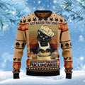 FUNSTUFFPRINT Funny Cat Bakes Cake Ugly Christmas Sweater For Men & Women Adult - Christmas Gifts Ugly Sweater