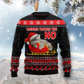 FUNSTUFFPRINT Dashing Through the No Ugly Christmas Sweater Ugly Sweater