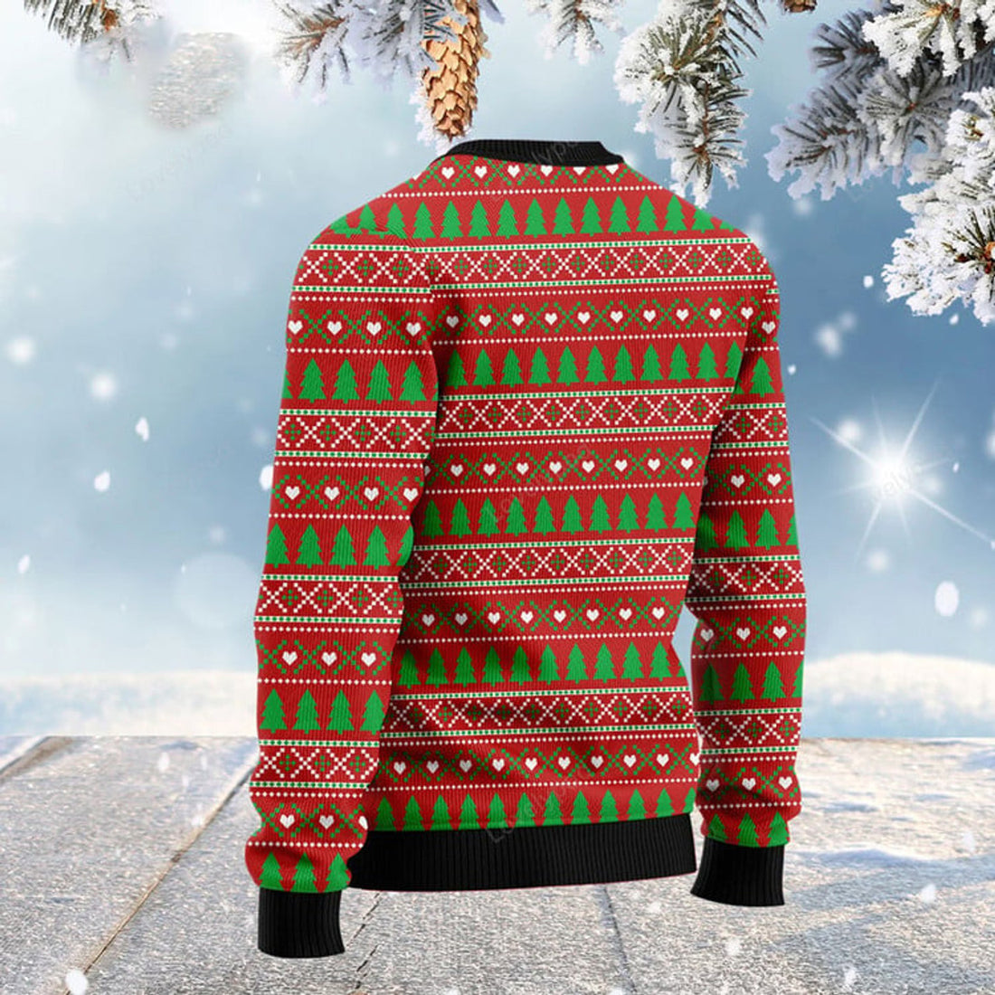 FUNSTUFFPRINT A Very Merry Quarantine Christmas Ugly Christmas Sweater Ugly Sweater