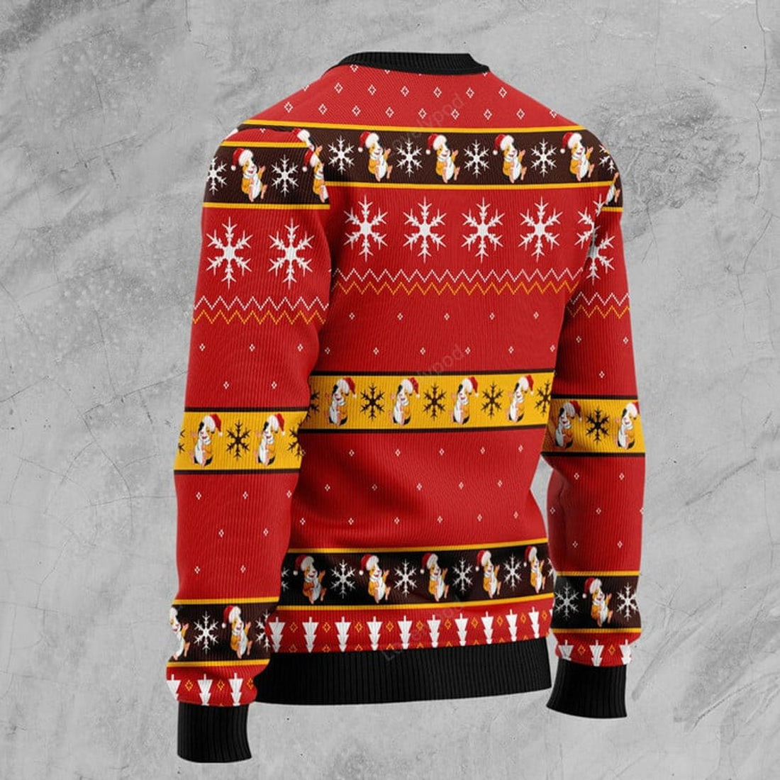 FUNSTUFFPRINT Guniea Pigmas Ugly Christmas Sweater for men and women Ugly Sweater