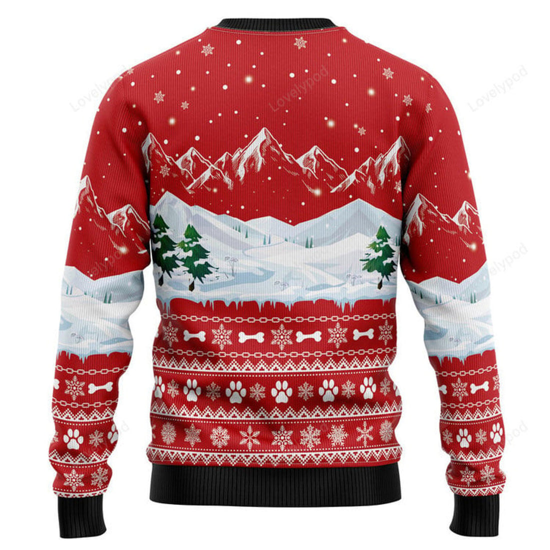 FUNSTUFFPRINT Corgi Merry Xmas Ugly Christmas Sweater for men and women Ugly Sweater