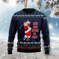 FUNSTUFFPRINT Hockey Is Back Ugly Christmas Sweater For Men & Women Ugly Sweater