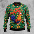 FUNSTUFFPRINT Cluck-ry Christmas Funny Ugly Christmas Sweater For Men & Women Adult Ugly Sweater