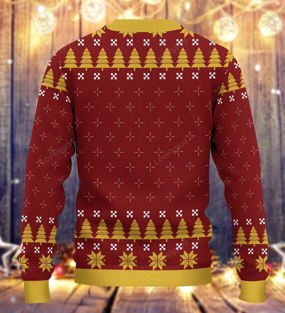 FUNSTUFFPRINT Pitter Patter Letterkenny Christmas 3D Sweater for men and women Ugly Sweater