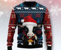 FUNSTUFFPRINT Lovely Cow Ugly Christmas Sweater for men and women Ugly Sweater