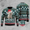 FUNSTUFFPRINT Bichon Frise Santa Printed Christmas Ugly Sweater ,Gift For Xmas 3D Sweater Ugly Sweater
