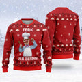 FUNSTUFFPRINT Ferk Jer Berdin Chef Ugly Christmas Sweater ,Gift For Xmas 3D Sweater Ugly Sweater