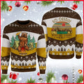 FUNSTUFFPRINT Go Outside A Bear Kills You Ugly Sweater Christmas, Christmas 3D Sweater, Gift For Xmas Ugly Sweater