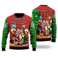 FUNSTUFFPRINT Funny Giraffe Ugly Christmas Ugly Sweater
