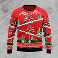 FUNSTUFFPRINT Firefighter Ugly Christmas Sweater Ugly Sweater