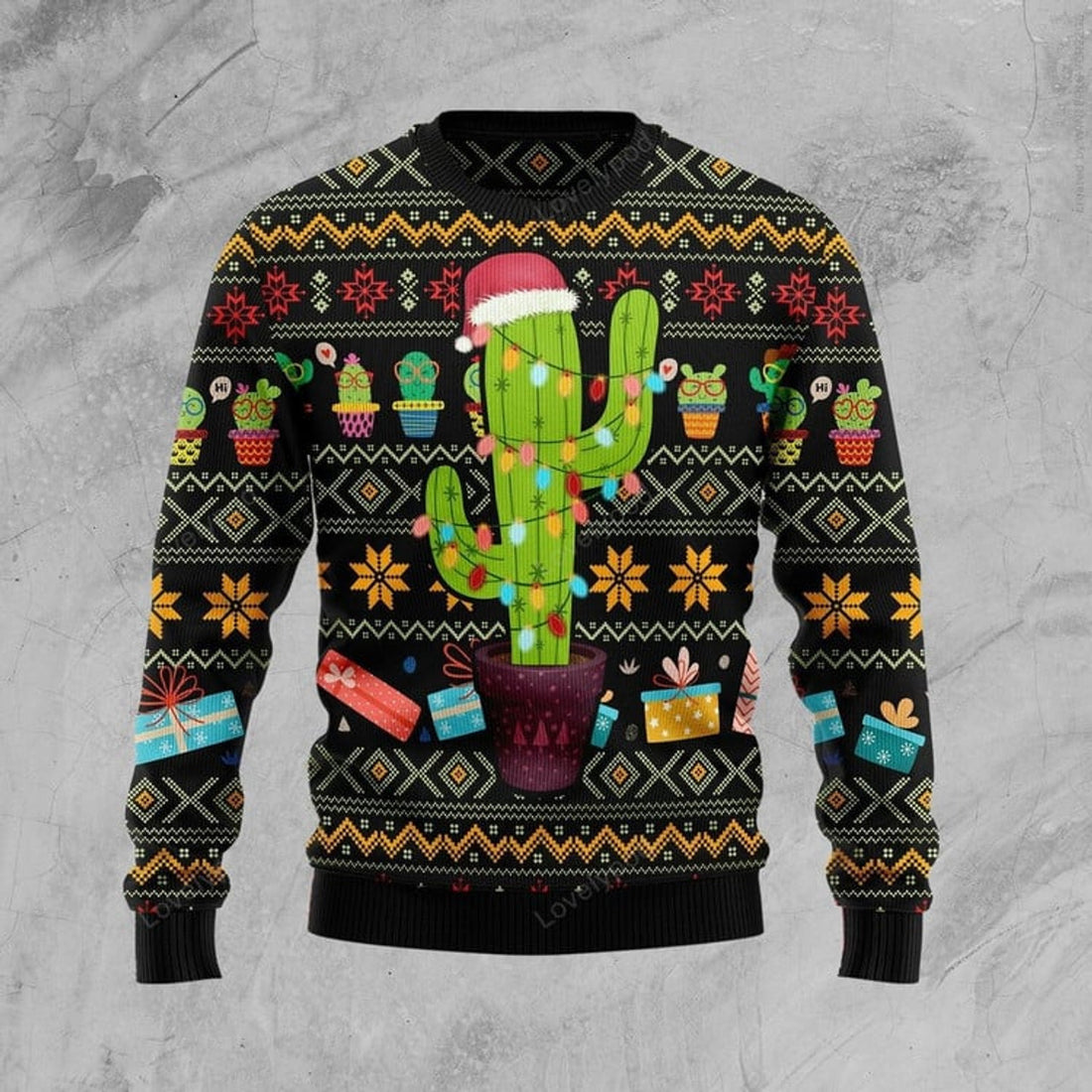 FUNSTUFFPRINT Ugly Christmas Sweater For Men & Women Ugly Sweater