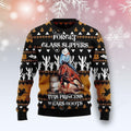 FUNSTUFFPRINT Barrel Racing Girl Ugly Christmas Sweater For Men & Women Adult Ugly Sweater
