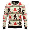 FUNSTUFFPRINT Amazing Bigfoot Ugly Christmas Sweater, Ugly Christmas Sweater Sweatshirt, Christmas gift Ugly Sweater