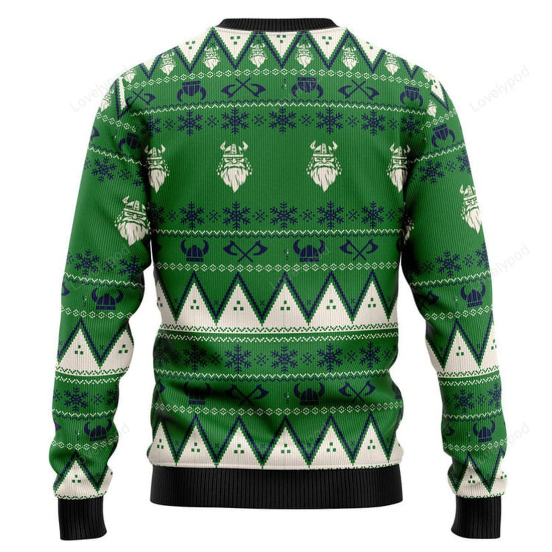 FUNSTUFFPRINT Amazing Viking valhalla-la Ugly Christmas Sweater Ugly Sweater
