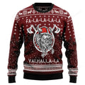 FUNSTUFFPRINT Vikings Fa La La La Ugly Christmas Sweater for men and women, Christmas shirt Ugly Sweater