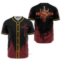 Jesus Saved My Life - Baseball Jersey