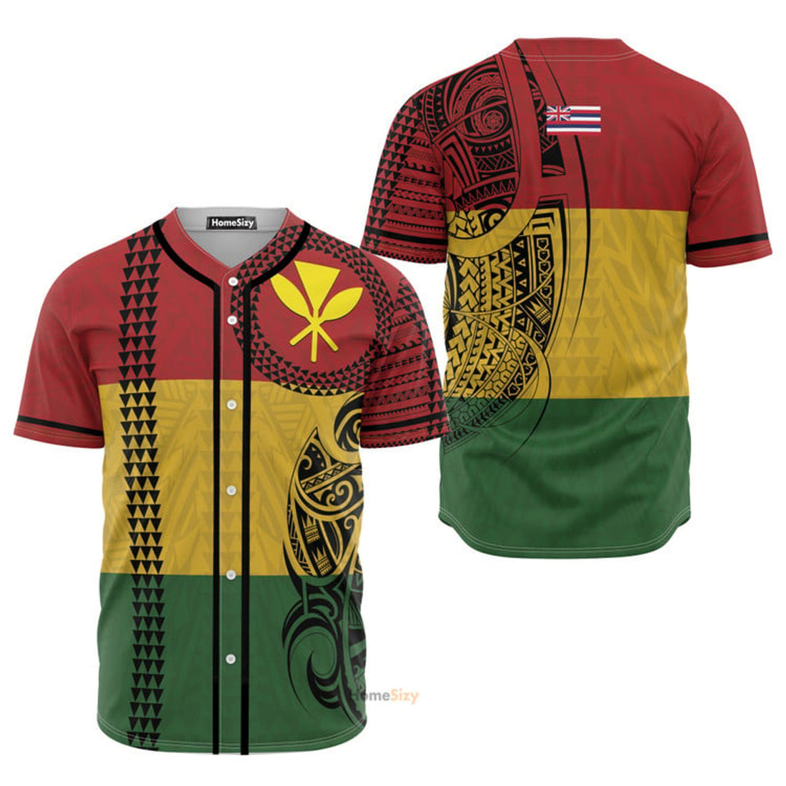 Kanaka Maoli Hawaiian - Baseball Jersey