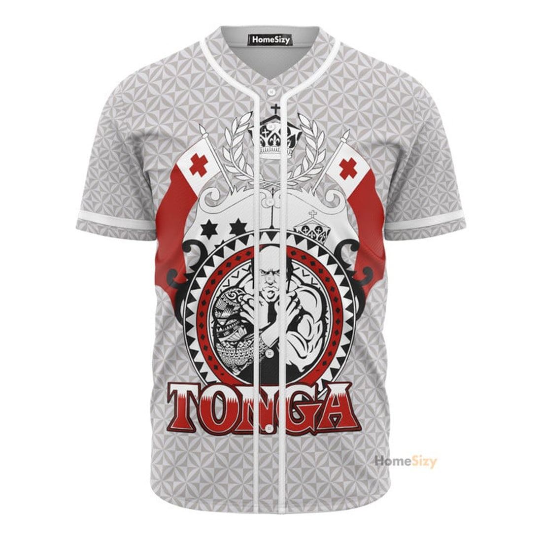 Tonga Polynesian Power - Baseball Jersey