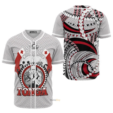 Tonga Polynesian Power - Baseball Jersey