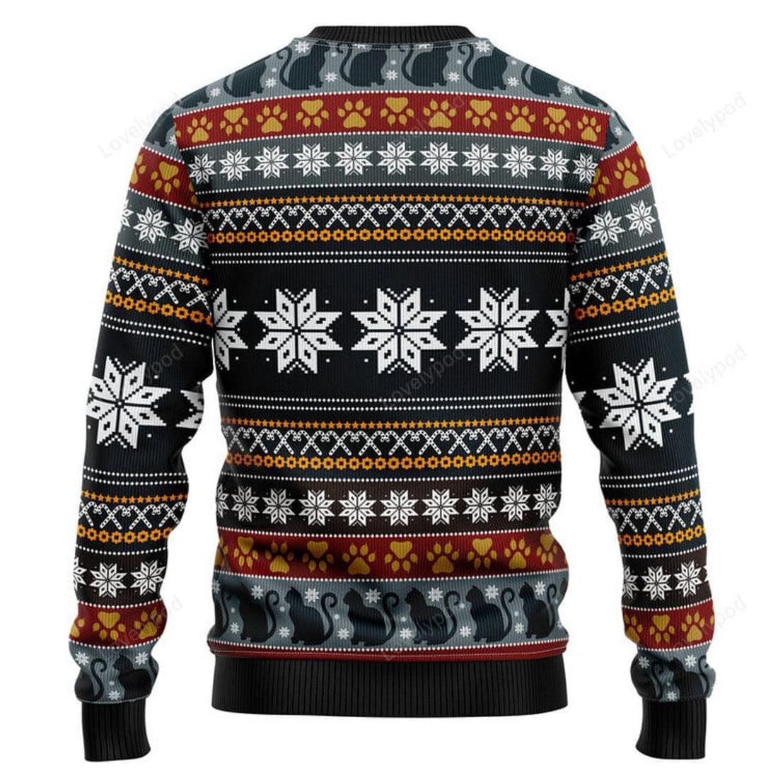 FUNSTUFFPRINT Cat Show Me Your Kitties Ugly Christmas Sweater Ugly Sweater