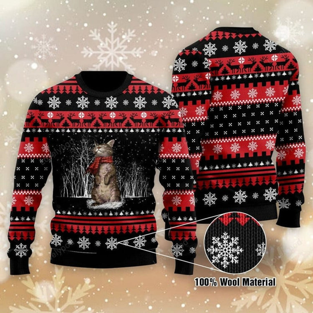 FUNSTUFFPRINT It'S The Most Wonderful Time Of The Year Ugly Sweater - Gift For Christmas Ugly Sweater