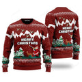 FUNSTUFFPRINT Merry Christmas Duck Hunting Ugly Christmas Sweater For Men, women, Adult Ugly Sweater