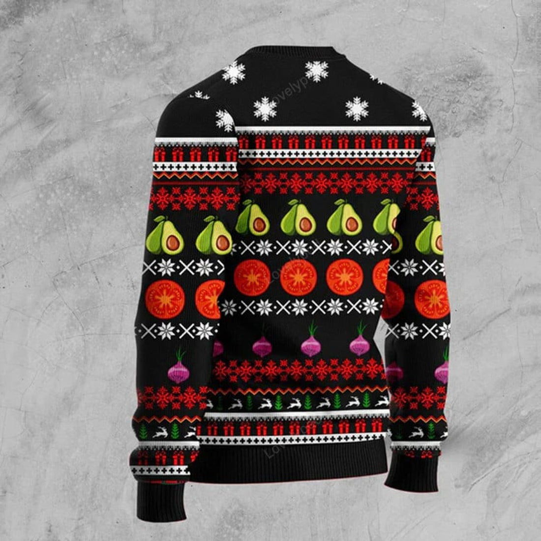 FUNSTUFFPRINT Merry Tacomas Ugly Christmas Sweater For Men & Women Ugly Sweater