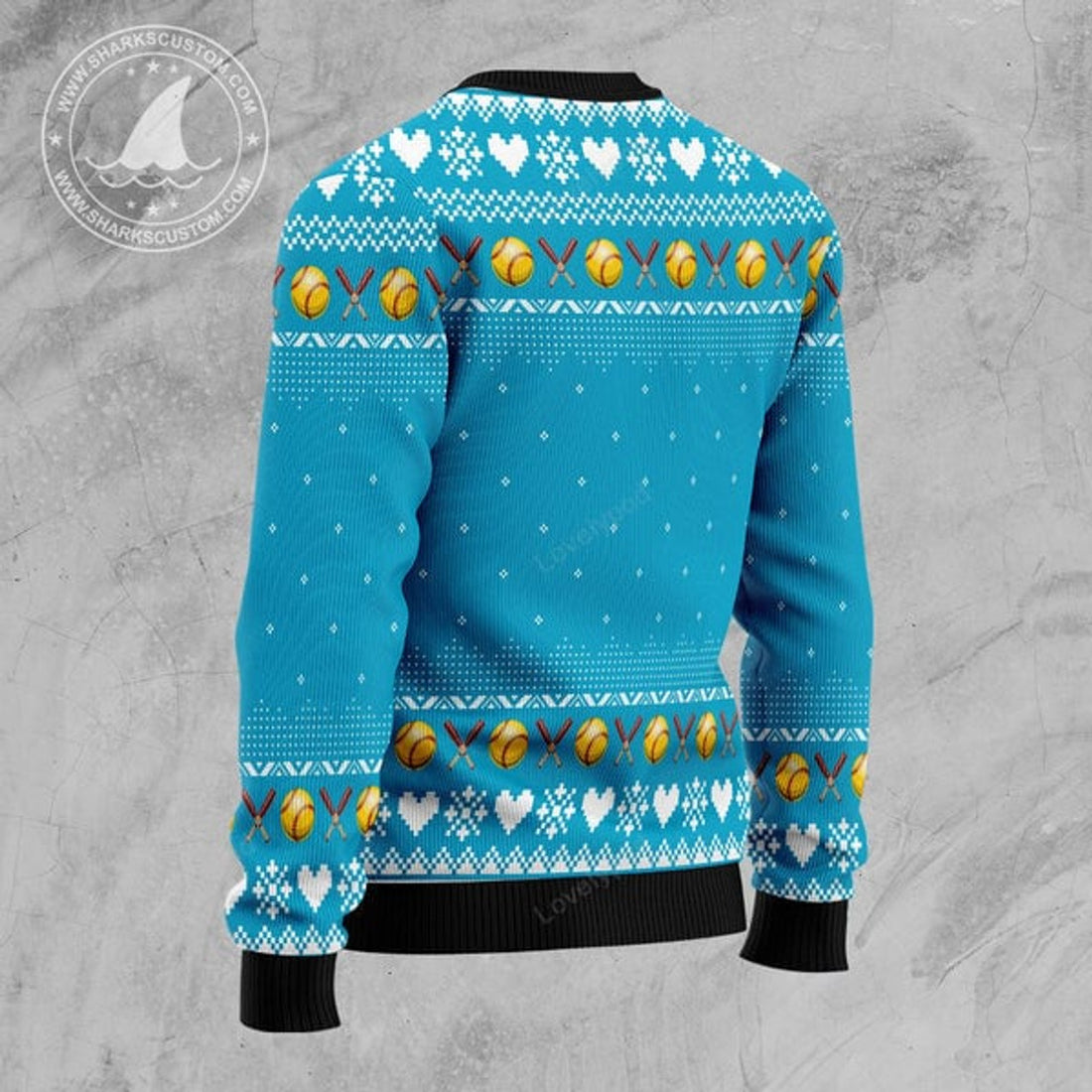 FUNSTUFFPRINT Sorry I can't it's softball season Soft Ball Season Ugly Christmas Sweater Ugly Sweater