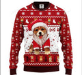 FUNSTUFFPRINT Corgi Noel Cute Christmas Ugly christmas Sweater For Men & Women Adult Ugly Sweater