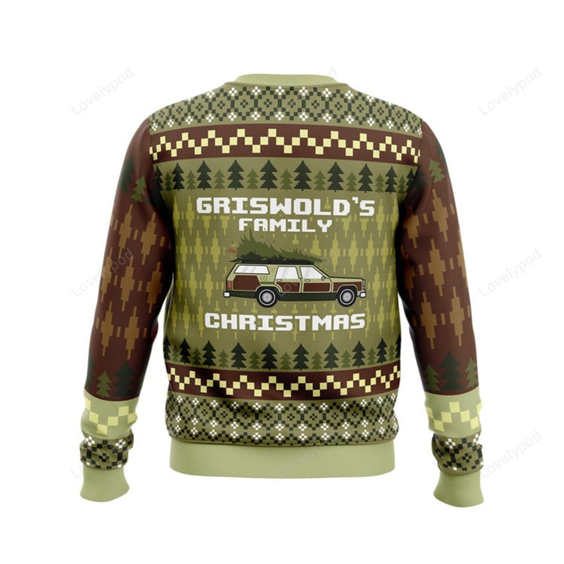 FUNSTUFFPRINT Griswolds Family Christmas Vacation Ugly Christmas Sweater, Griswold Ugly Christmas Sweater, Funny Christmas Sweater Ugly Sweater