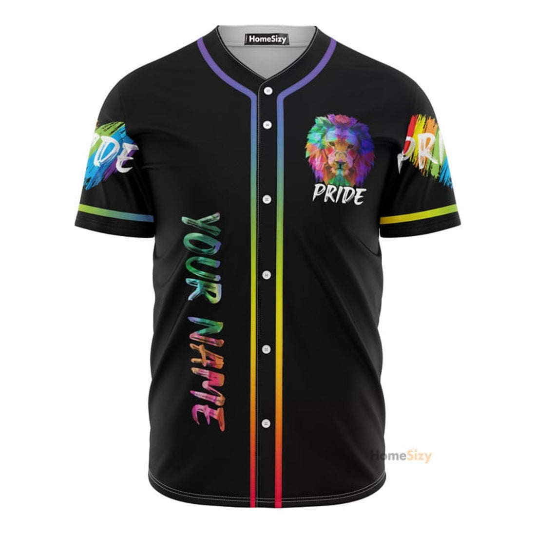 Custom Name LGBT Pride - Personalized Baseball Jersey