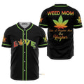 Weed Mom Like A Regular Mom - Baseball Jersey