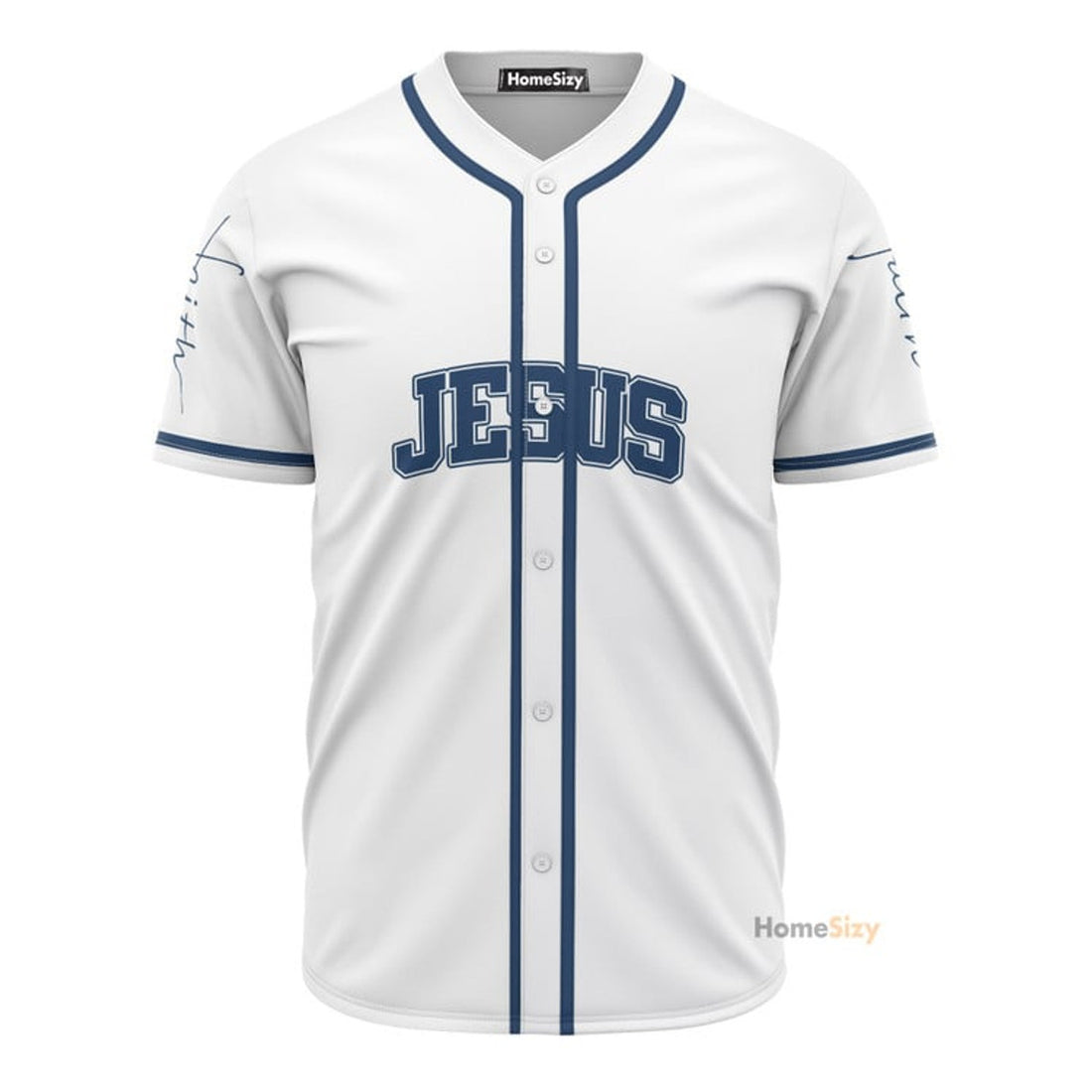 Jesus Takes The Wheel - Baseball Jersey