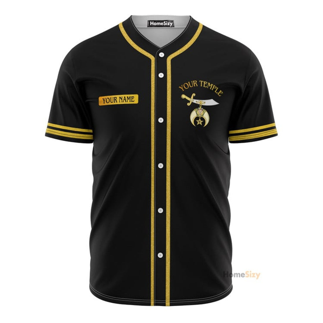 Custom Name Proud To Be Shriners - Personalized Baseball Jersey