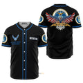 Custom Name US Air Force Veteran - Personalized Baseball Jersey