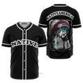 Girl Native American - Baseball Jersey