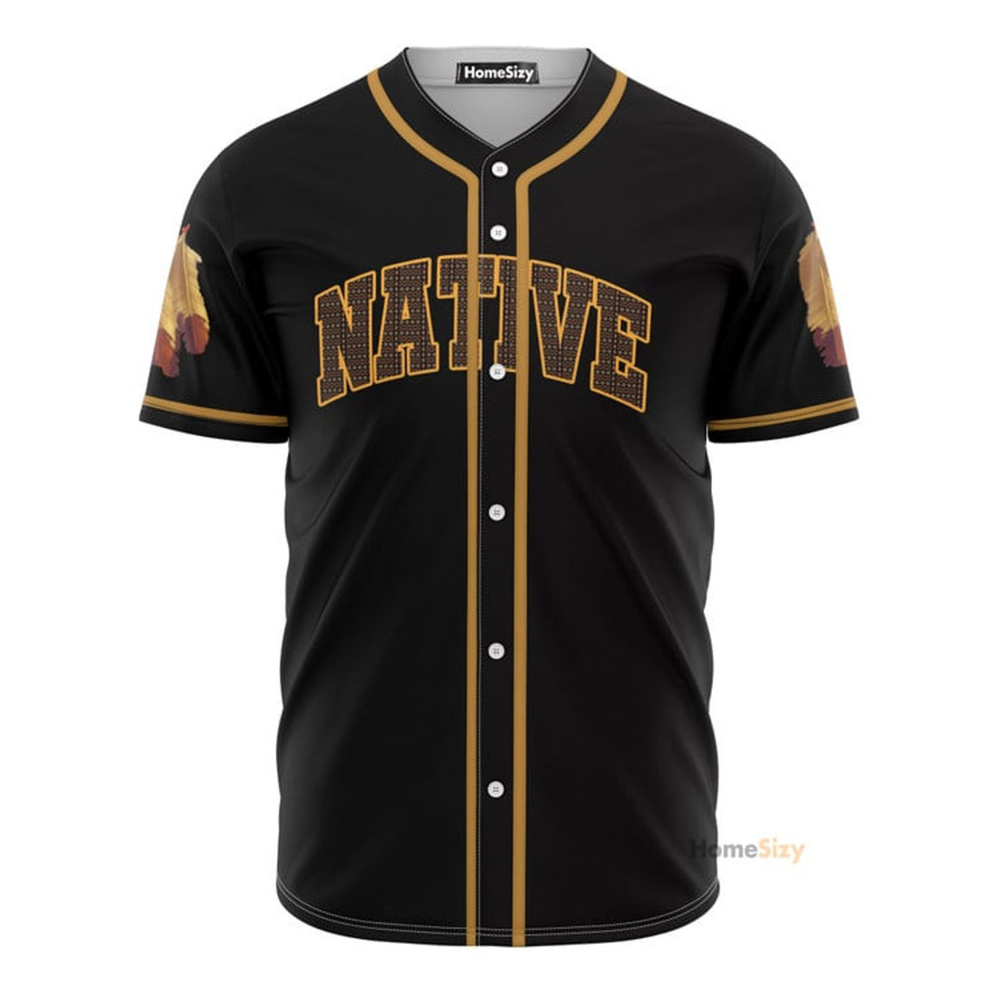 Amazing Native American Chief - Baseball Jersey