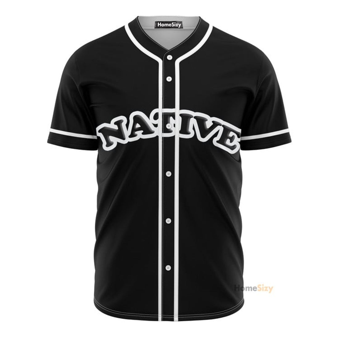 Chief Native American Black And White - Baseball Jersey