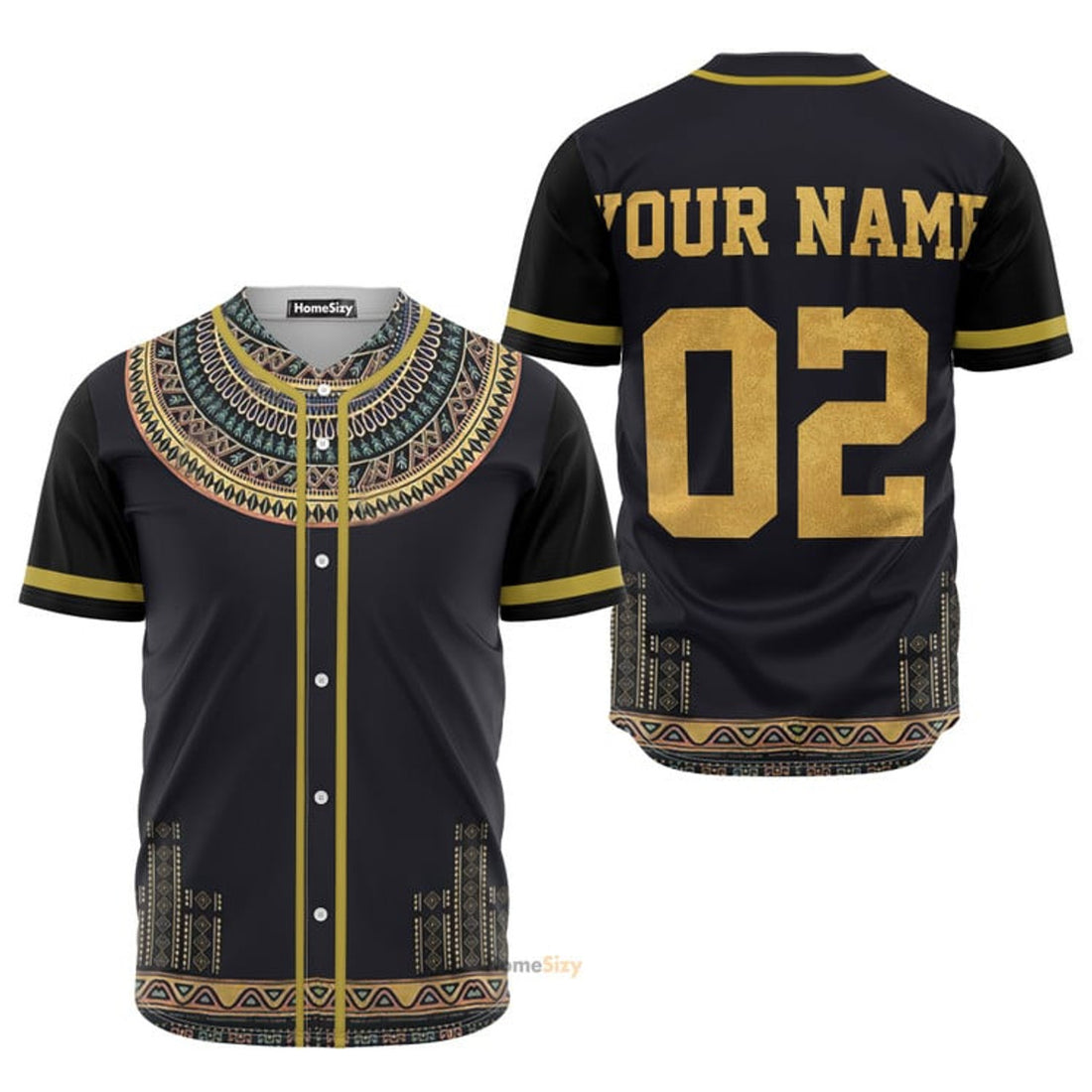 Custom Name Africa Dashiki - Personalized Baseball Jersey